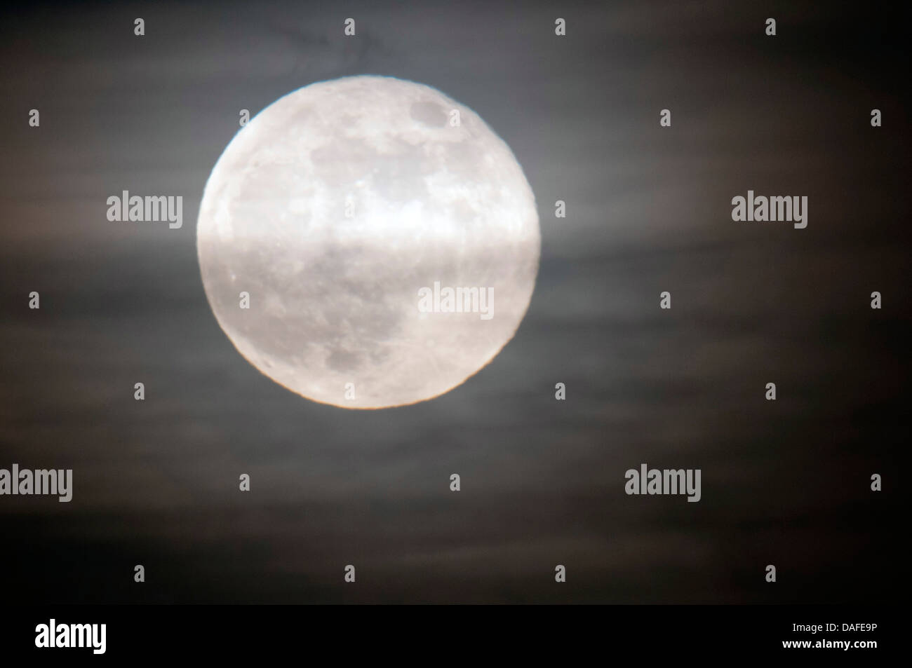 Vollmond, Deutschland Stockfoto