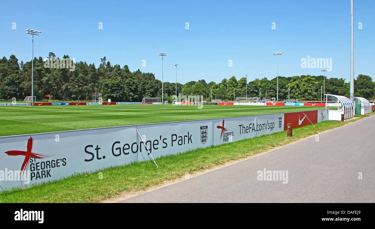 St. George's Park, das englische Fußballverband National Football Center in Burton upon Trent, Staffordshire, Staff, England Stockfoto