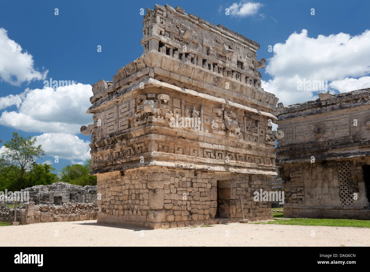 La Iglesia im Las Monja Komplex, Chichen Itza, Mexiko Stockfoto