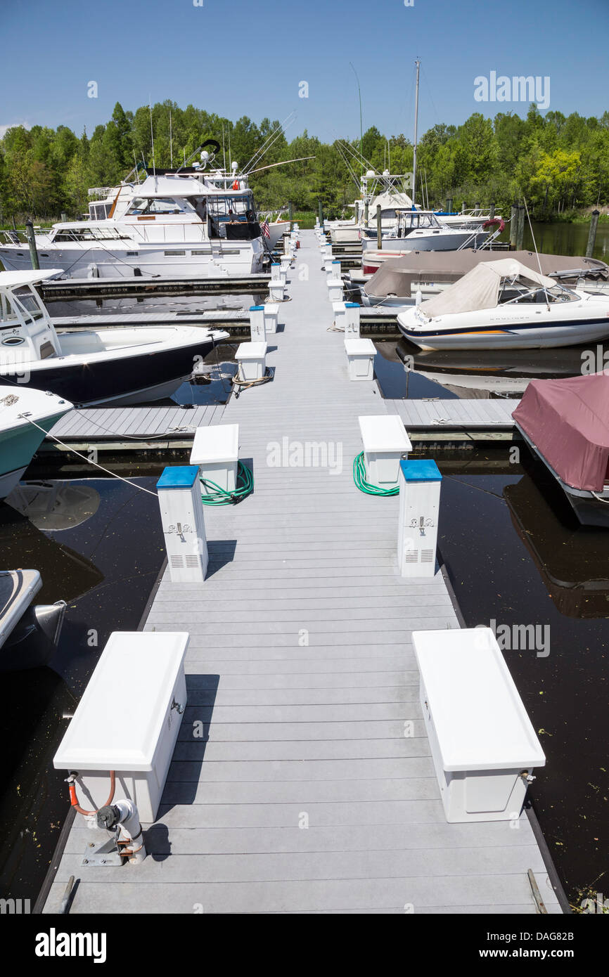 WaCA Wache Marina, Murrells Inlet, South Carolina, USA Stockfoto