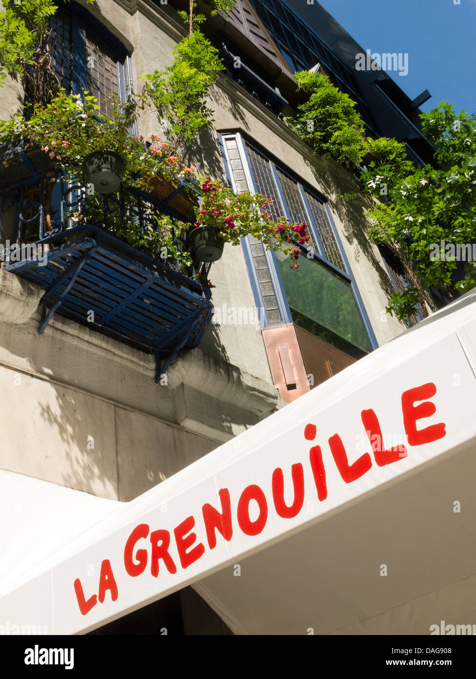 La Grenouille, französisches Restaurant, NYC, USA Stockfoto