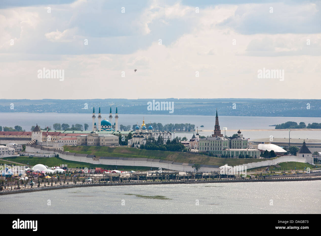 Neue Anlagen Kazan und Sport-Objekte. gebaut für die 27. Sommer Universiade Stockfoto