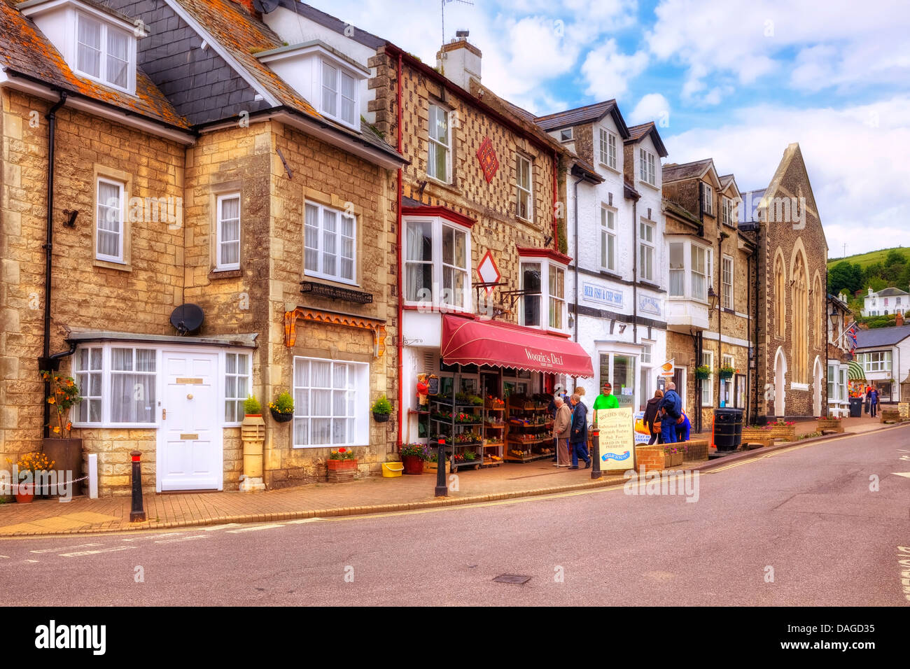 Bier, Devon, Großbritannien Stockfoto