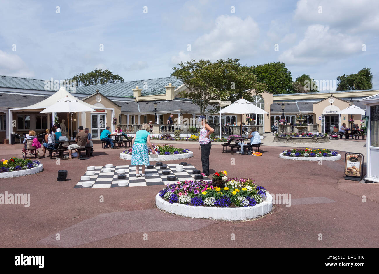 Warners Urlaub am See Hayling Island Hampshire Stockfoto