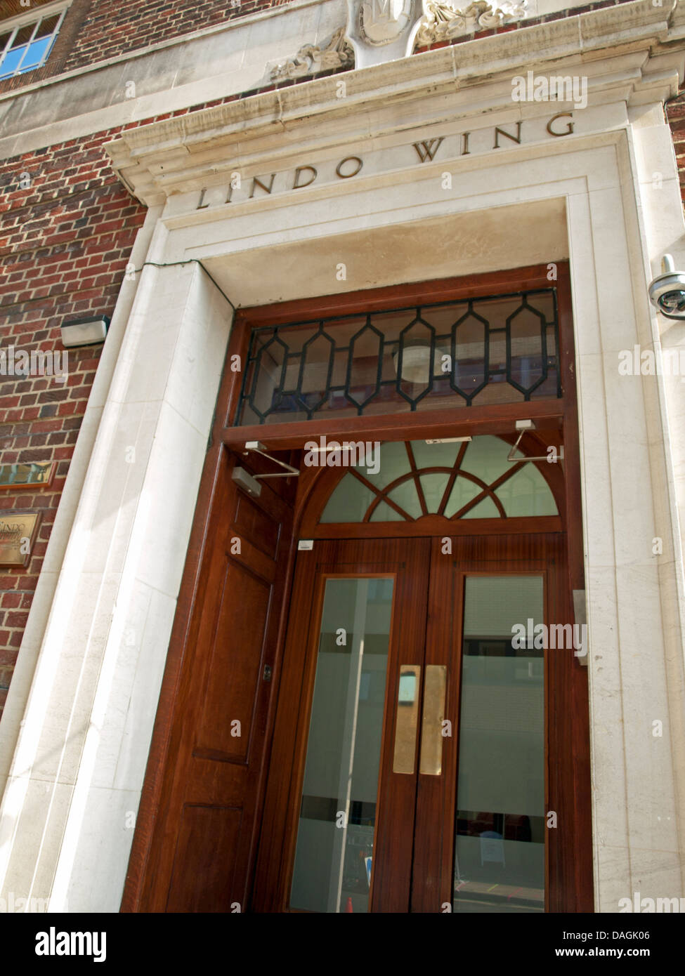 Lindo-Flügel an Str. Marys Krankenhaus, wo das königliche Baby geboren wurde, Paddington, London, England, Vereinigtes Königreich Stockfoto