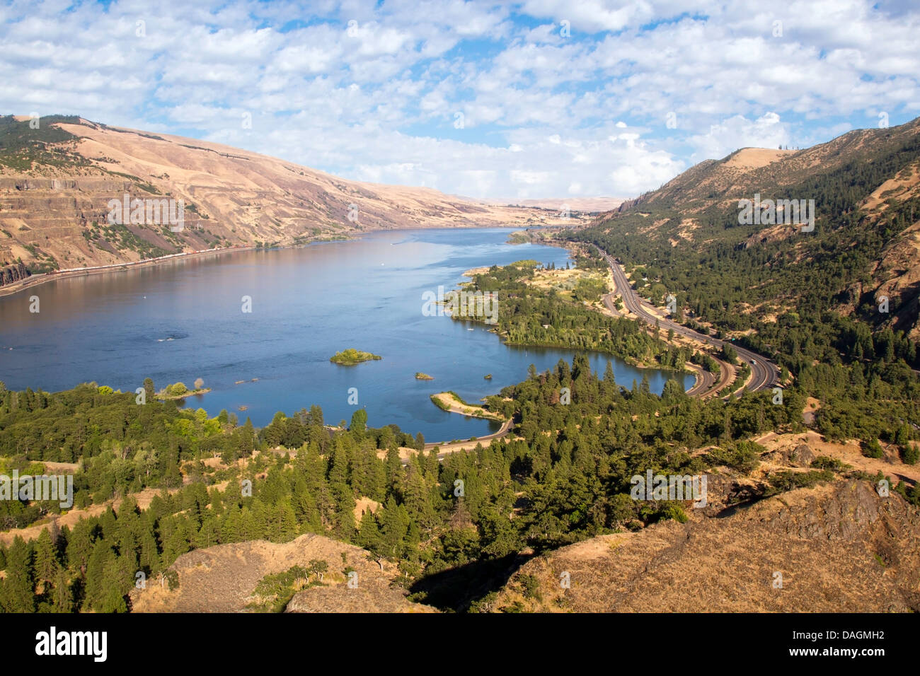 Columbia River Gorge Oregon Stockfoto