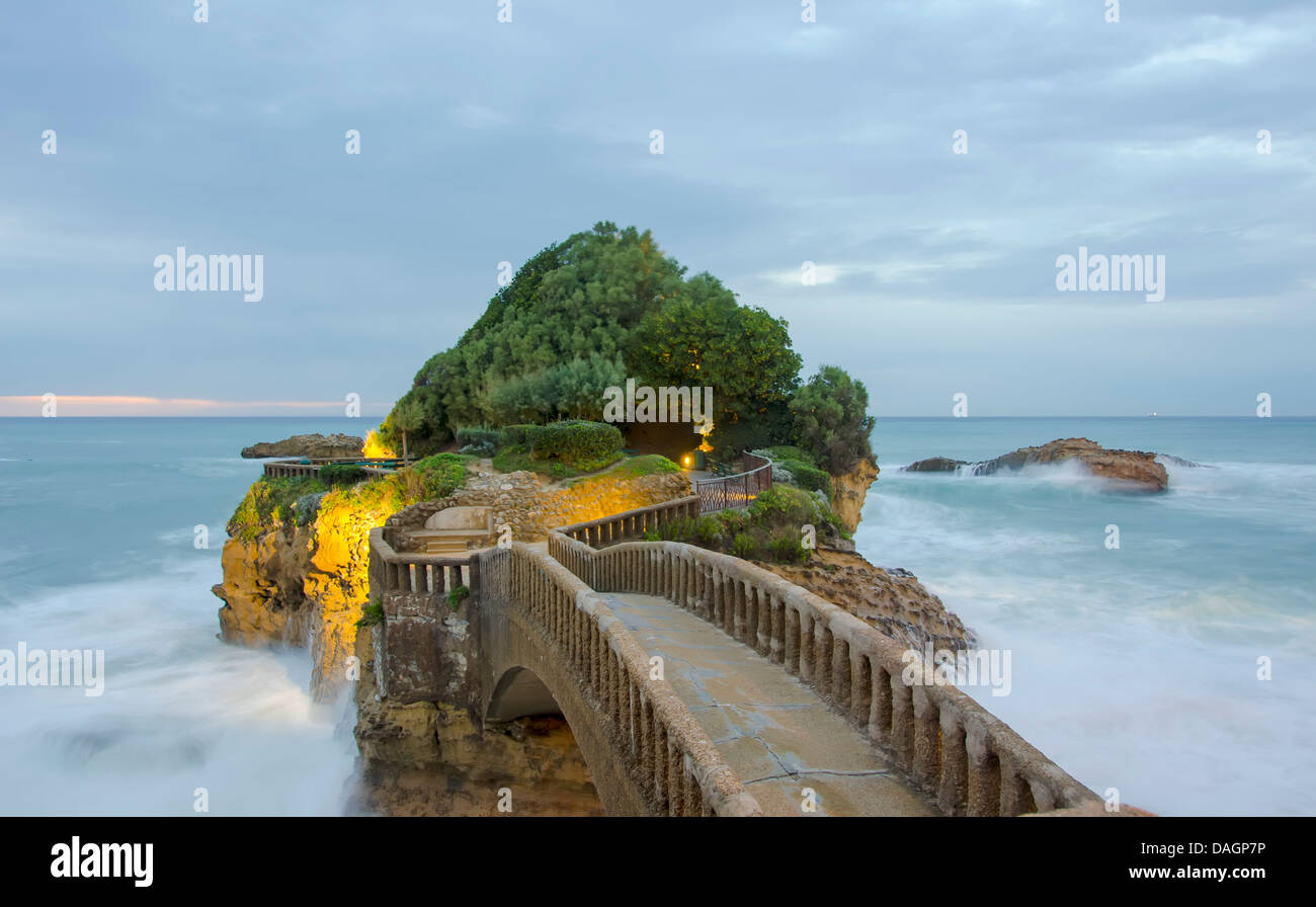 Biarritz in Frankreich Stockfoto