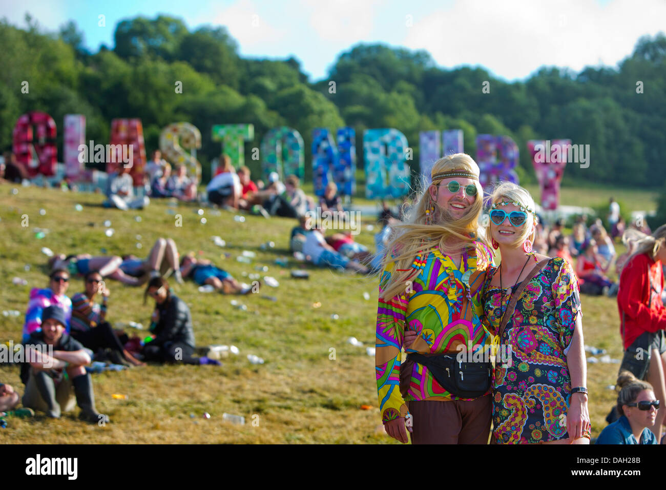 Glastonbury Festival, Somerset, England, UK Stockfoto