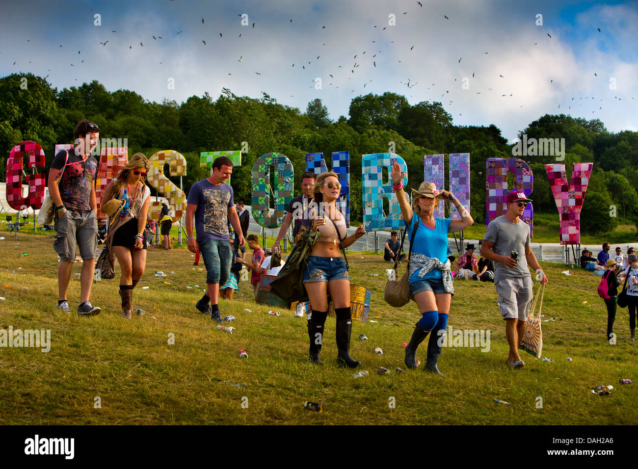 Glastonbury Festival, Somerset, England, UK Stockfoto