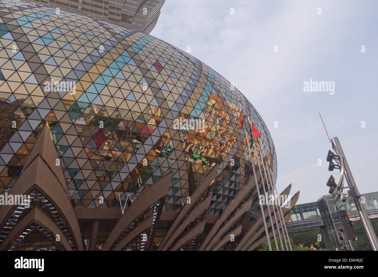 Das Gebäude der neuen Casinos in Macau, die östlichen Casinos in Las Vegas Stockfoto