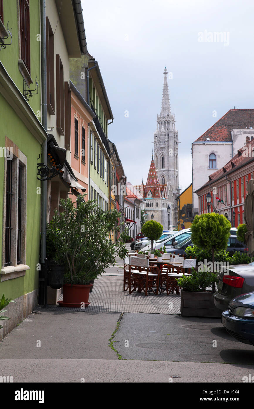 Kirche St. Mátyás, Schlossberg, Budapest Stockfoto