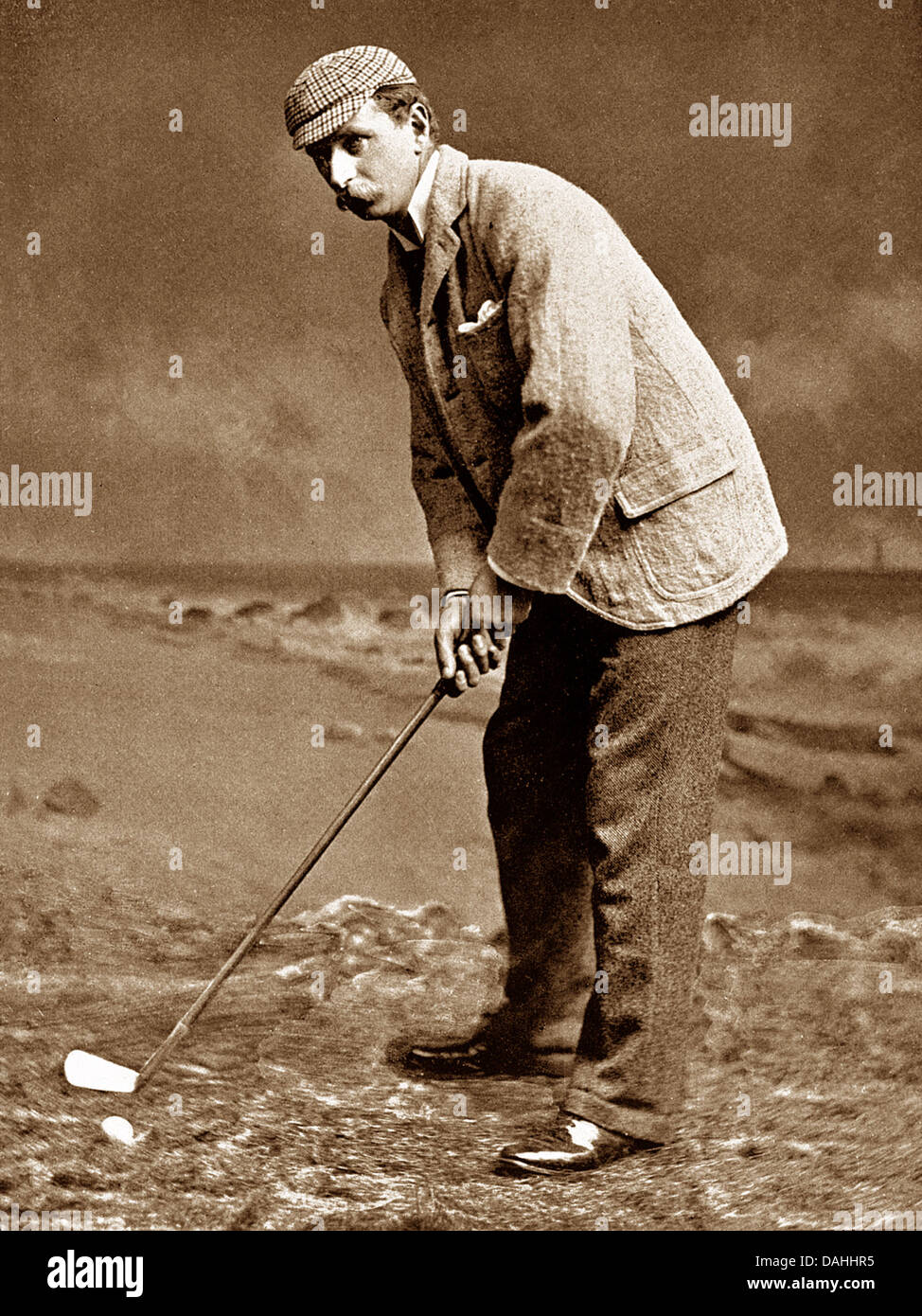 Golfer J E Laidlaw Stockfoto