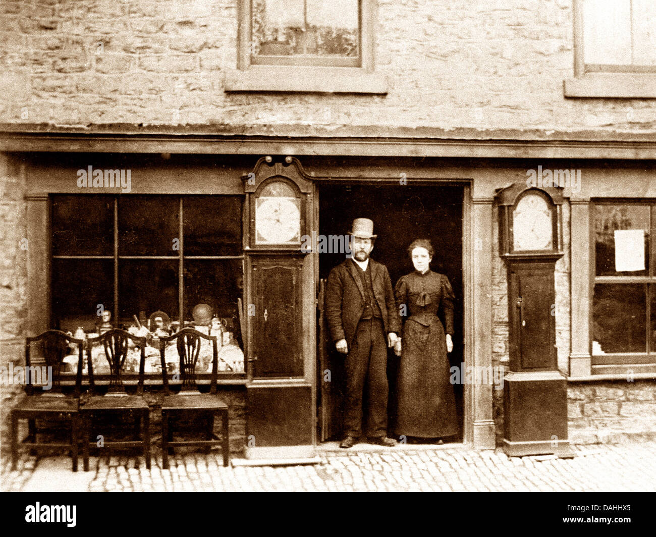 Tickhill Antiquariat 1900 Stockfoto