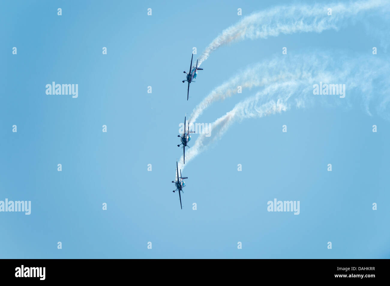 RNAS Yeovilton, UK. 13. Juli 2013. Royal Jordanian Air Display Team, RNAS Yeovilton Flugschau Credit: David Hammant/Alamy Live News Stockfoto