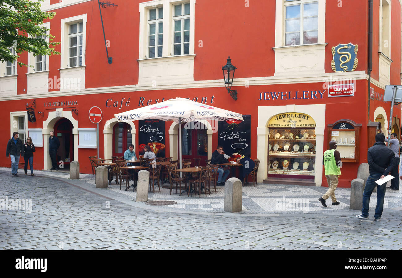 Prager Altstadt Stare Mesto Tschechien Stockfoto