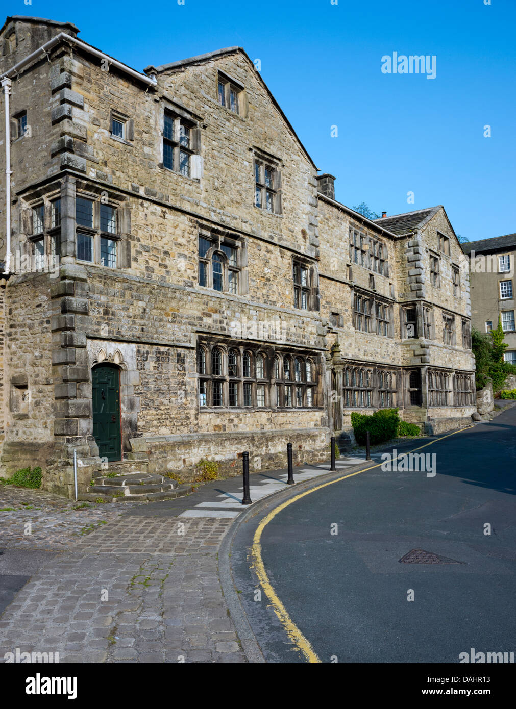 Die Torheit, eine wichtige historische Gebäude in Settle und jetzt ein Museum, North Yorkshire, Großbritannien Stockfoto