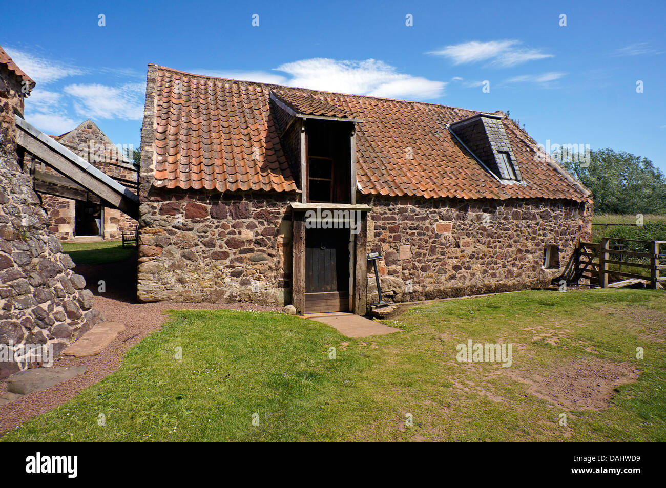 National Trust for Scotland Preston Mühle im Osten Linton in East Lothian, Schottland Stockfoto