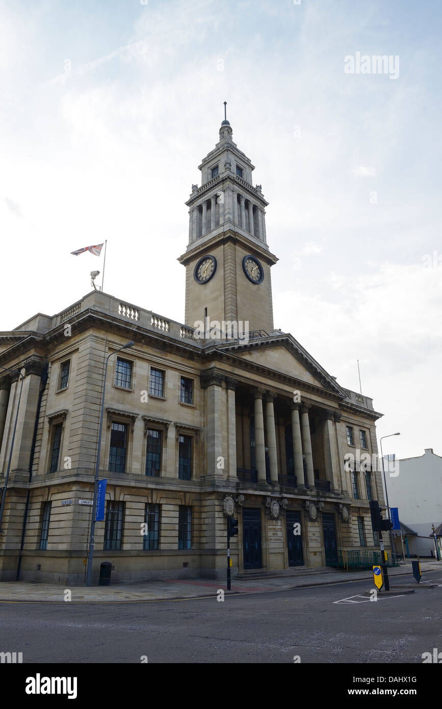 Das Rathaus im Stadtzentrum von Hull UK Stockfoto