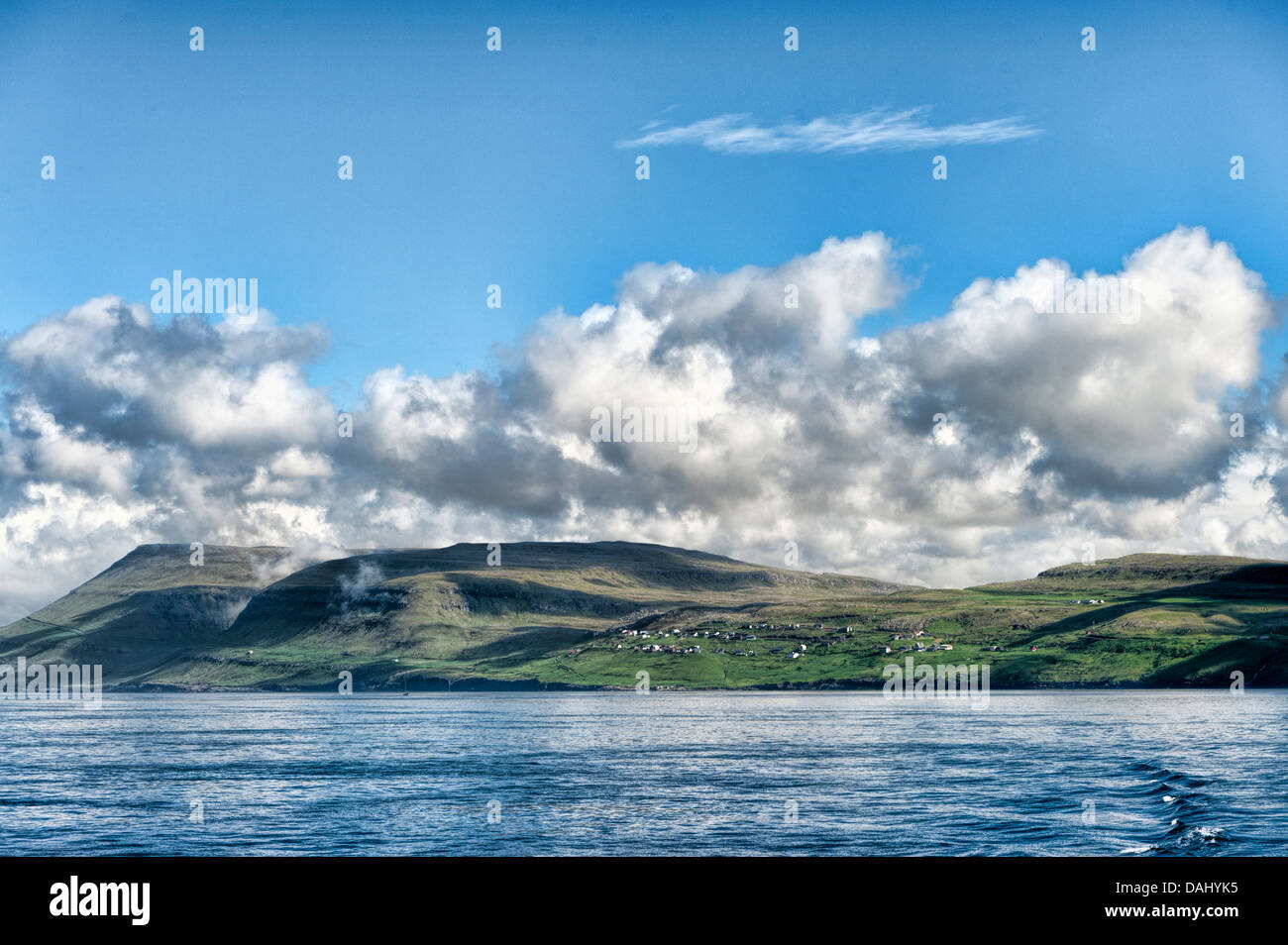Streymoy Insel an einem Sommertag Stockfoto