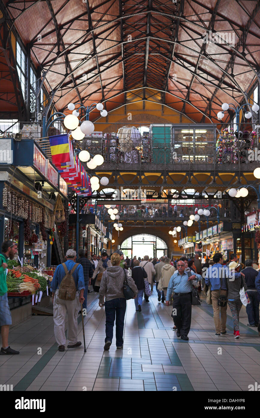 Zentrale Markthalle, Budapest Stockfoto