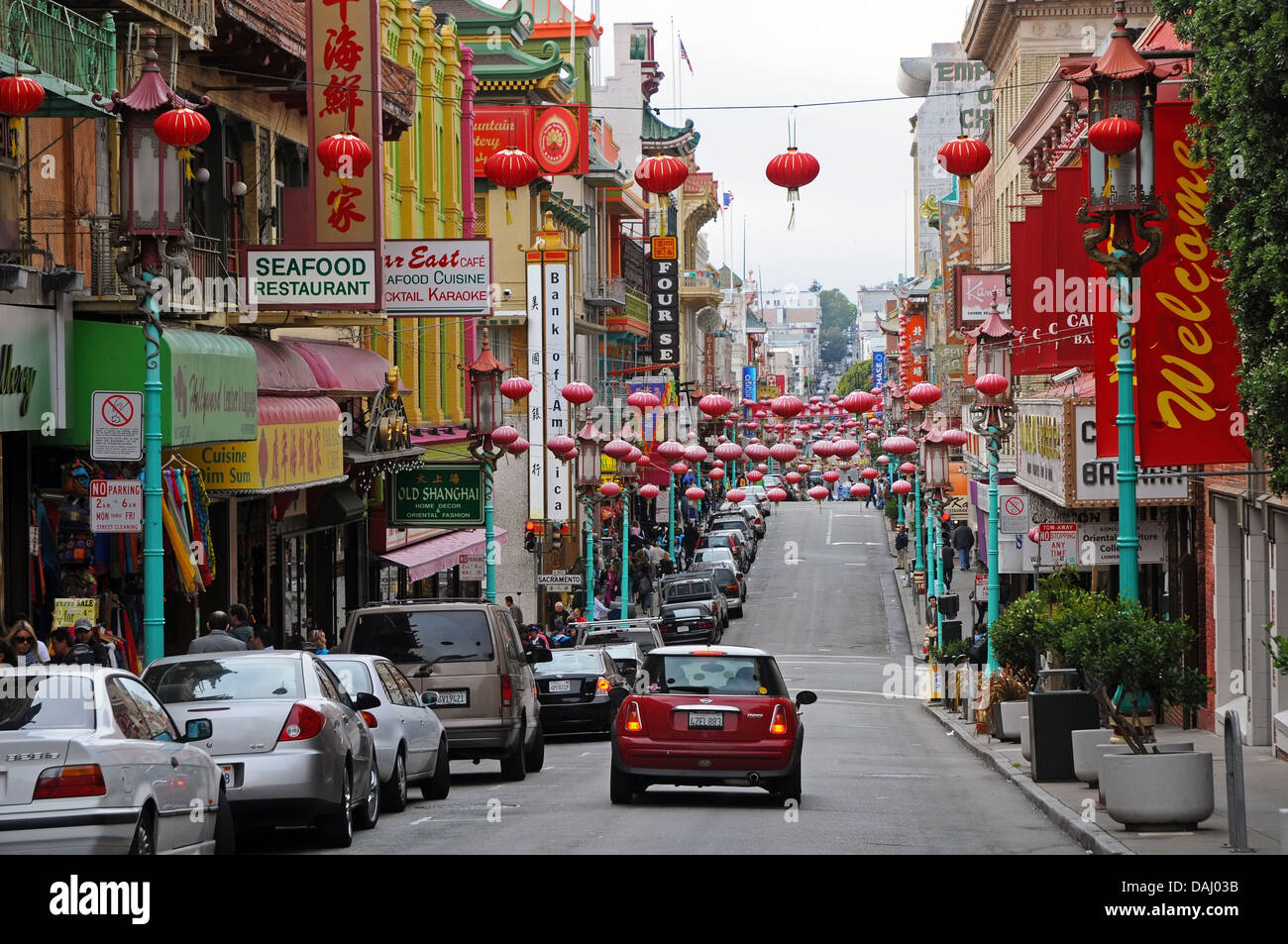Chinatown in San Francisco, USA Stockfoto
