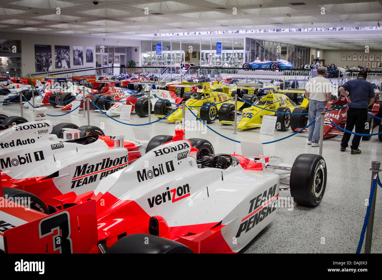 Indianapolis Motor Speedway Hall of Fame Museum, Indianapolis, Indiana, Vereinigte Staaten von Amerika Stockfoto