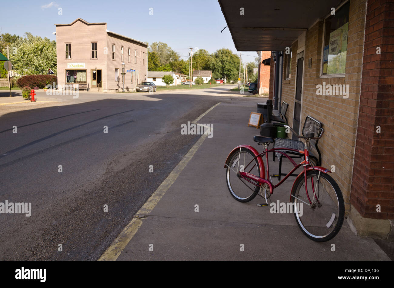 Bonaparte, Van Buren County, Iowa, Vereinigte Staaten von Amerika Stockfoto
