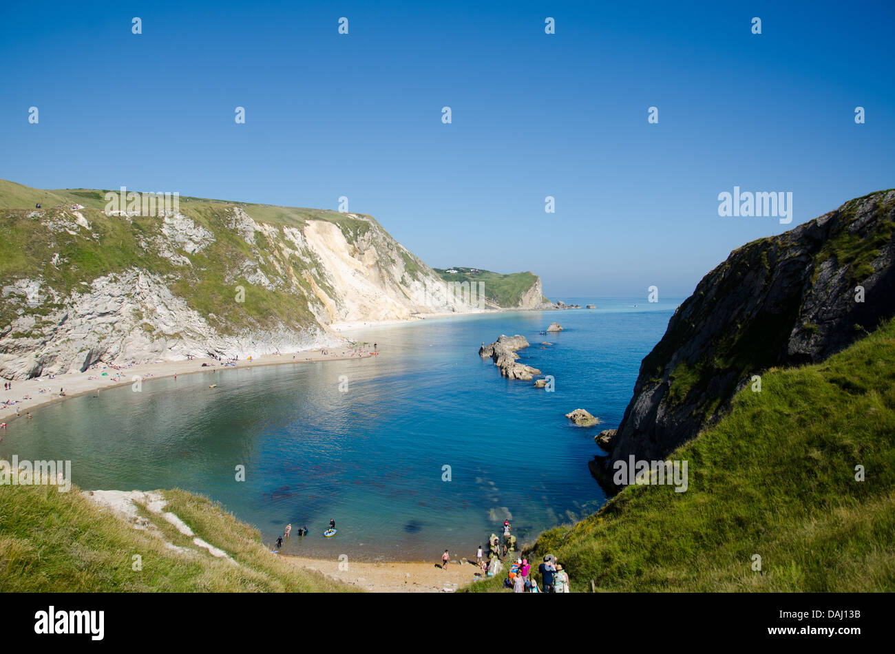 Mann des Krieges Strand, Durdledoor Stockfoto