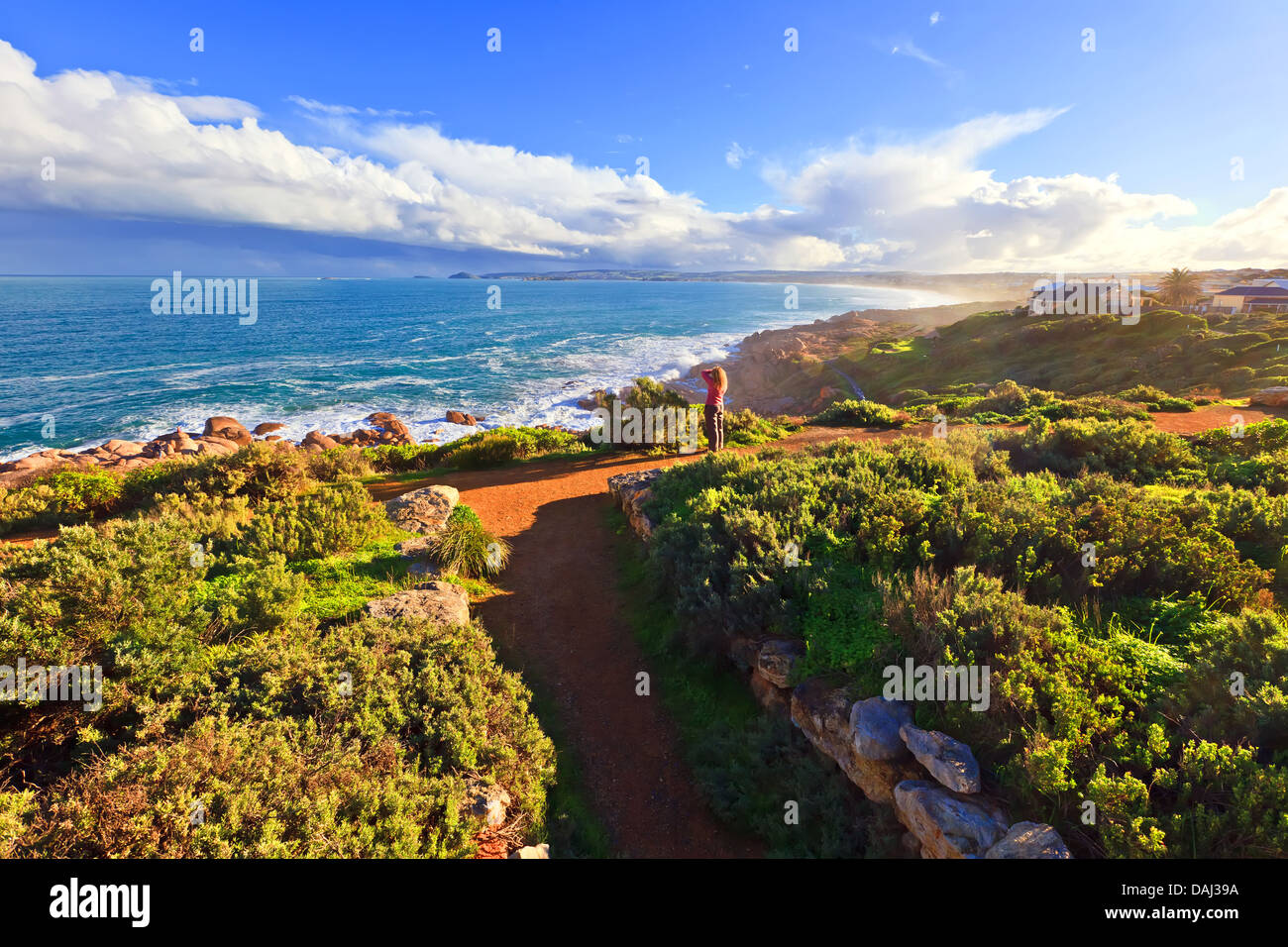 Fleurieu Peninsula Commodore Reserve Lookout Port Elliot Südaustralien Stockfoto