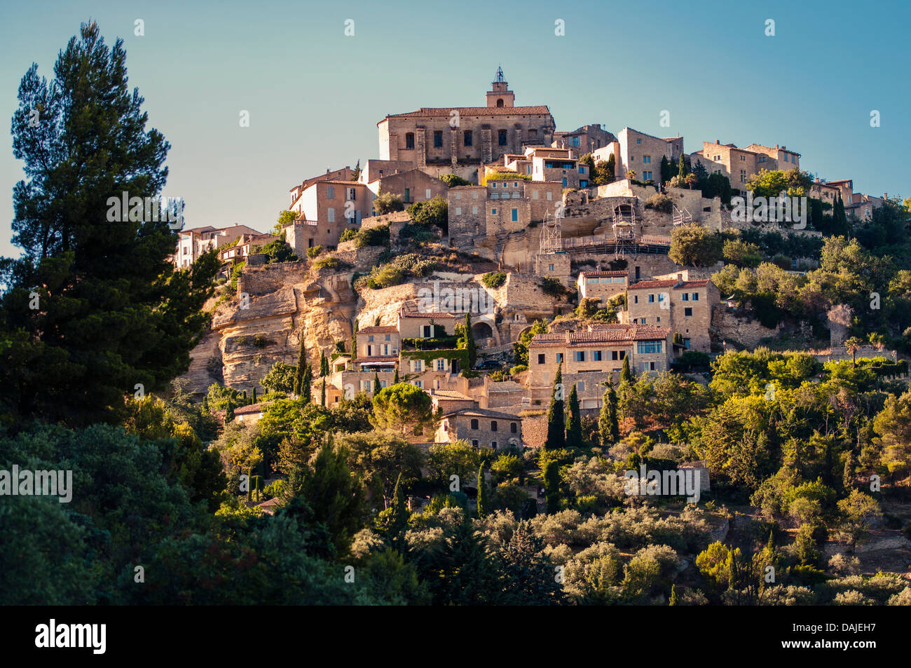 Bouches-du-Rhône-Dorf in der Provence, Frankreich Stockfoto