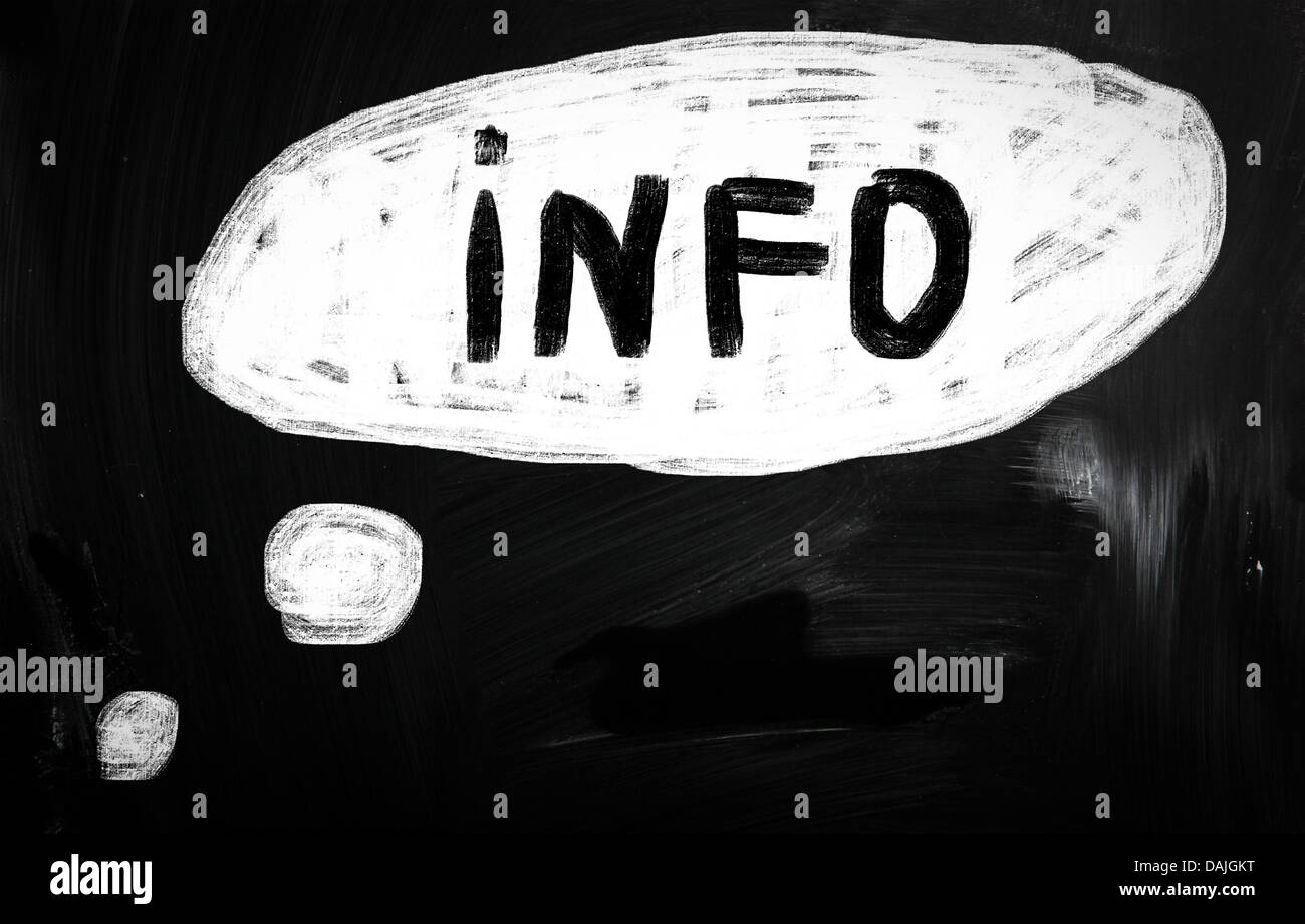 Social-Media-Konzept - Text handschriftlich auf einer Tafel Stockfoto