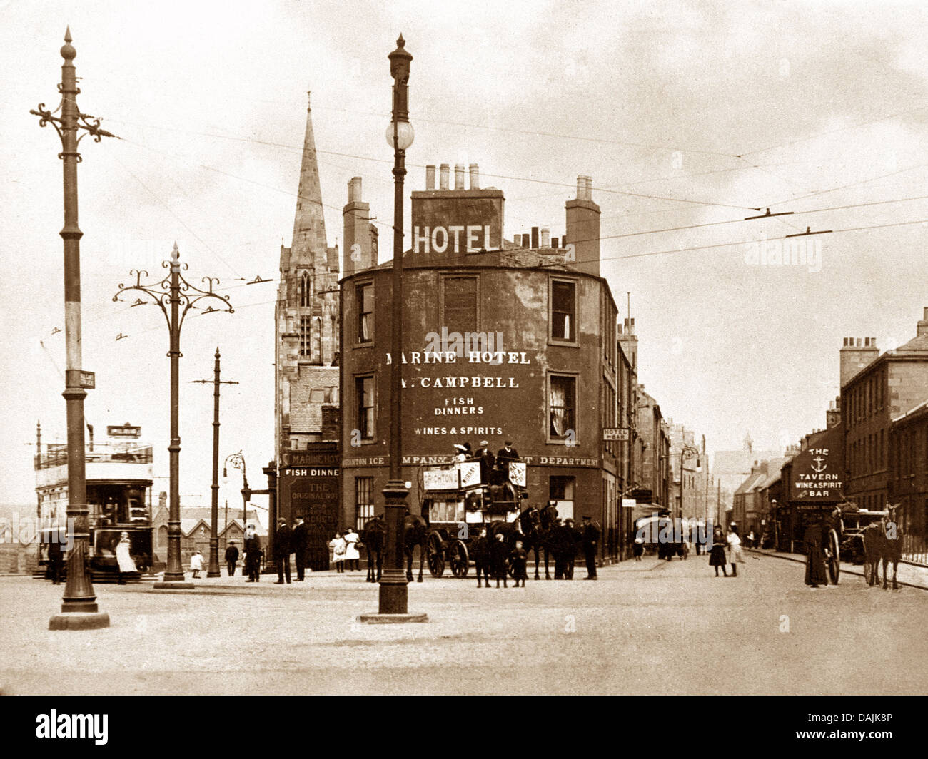 Newhaven frühen 1900er Jahren Stockfoto