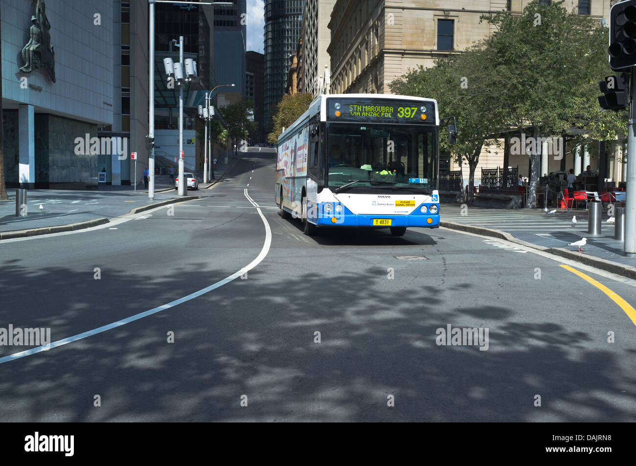 dh SYDNEY STADT AUSTRALIEN NSW Busse Singledecker Bus Stockfoto