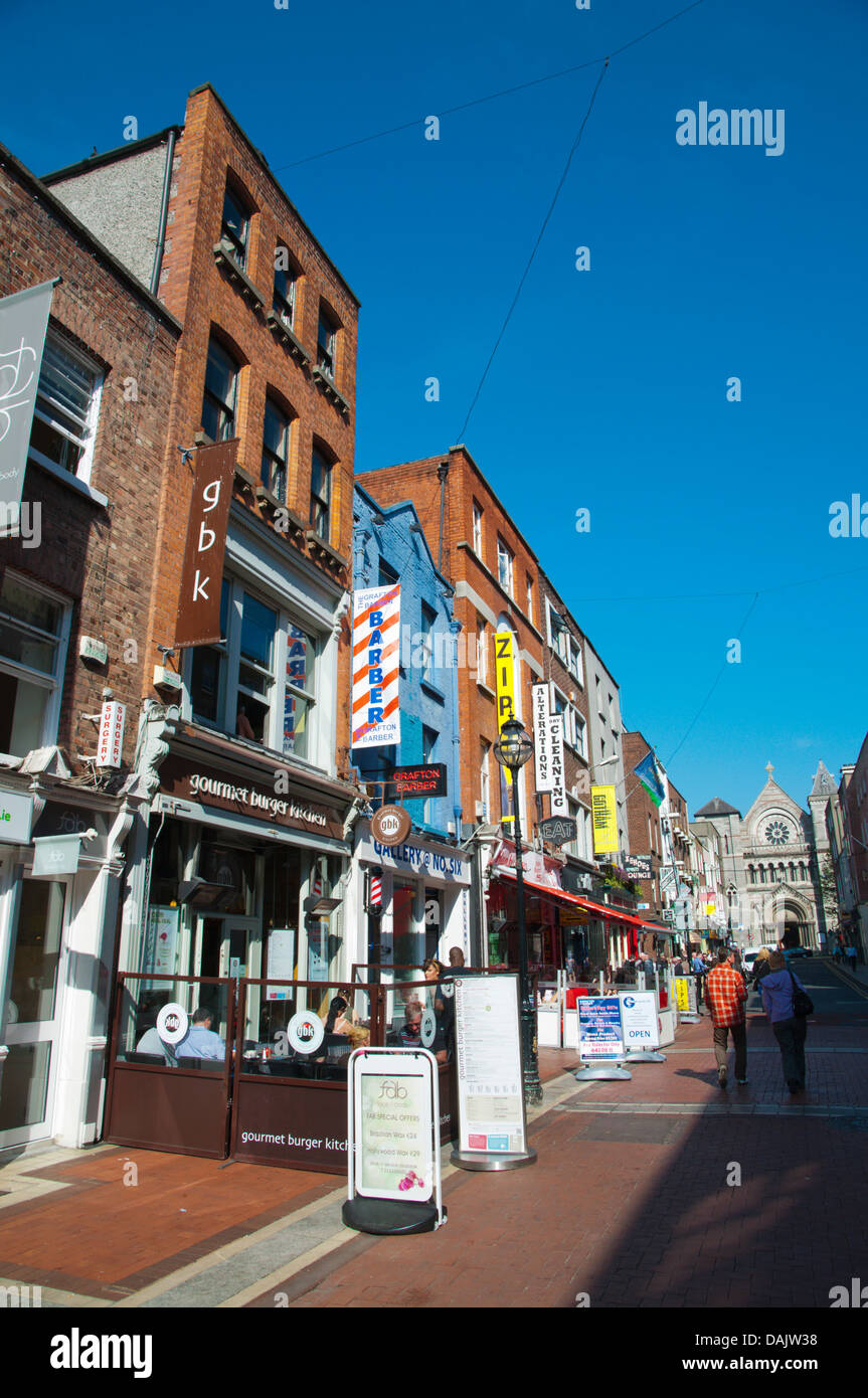 Anne Street Dublin Irland Mitteleuropa Stockfoto