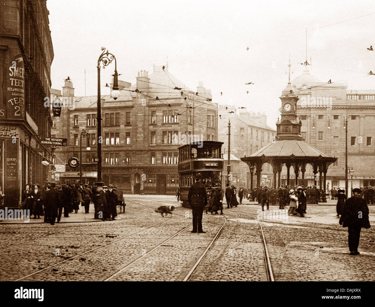 Bridgeton Glasgow Cross-1900 Stockfoto