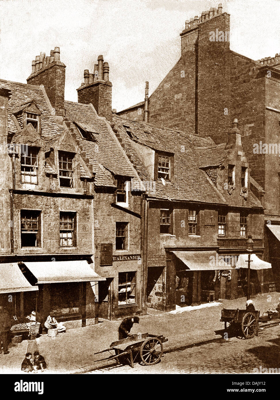 Glasgow Gallowgate 1900 Stockfoto