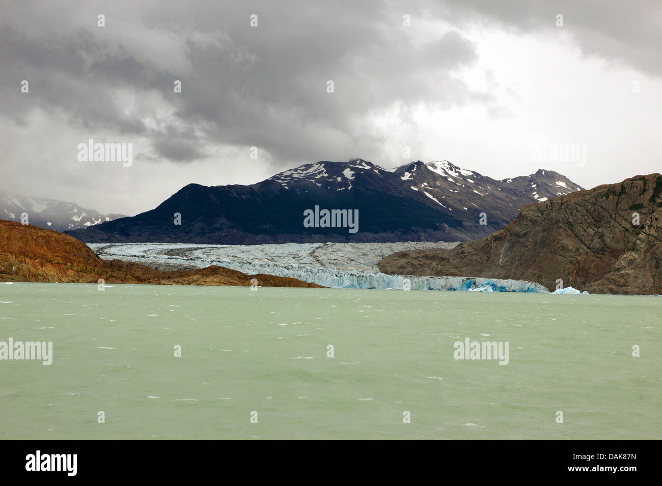 Gletscher Viedma und Lago Viedma, Argentinien, Patagonien, Anden, der Nationalpark Los Glaciares Stockfoto