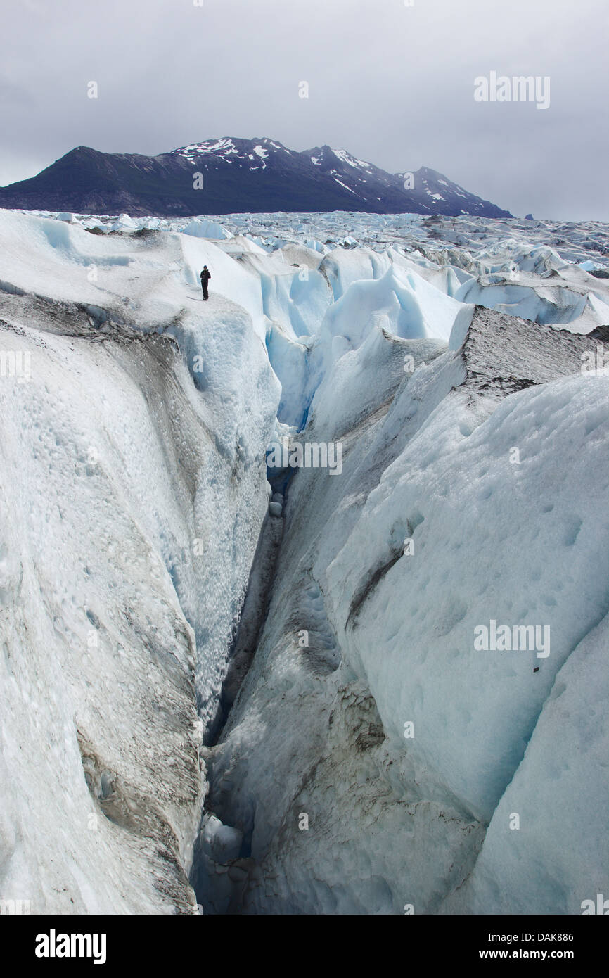 Gletscher Viedma, Argentinien, Patagonien, Anden, der Nationalpark Los Glaciares Stockfoto