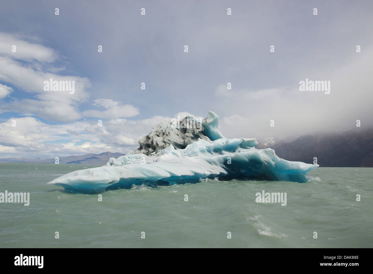 Eisberg im Lago Viedma, Chile, Patagonien, Anden, der Nationalpark Los Glaciares Stockfoto