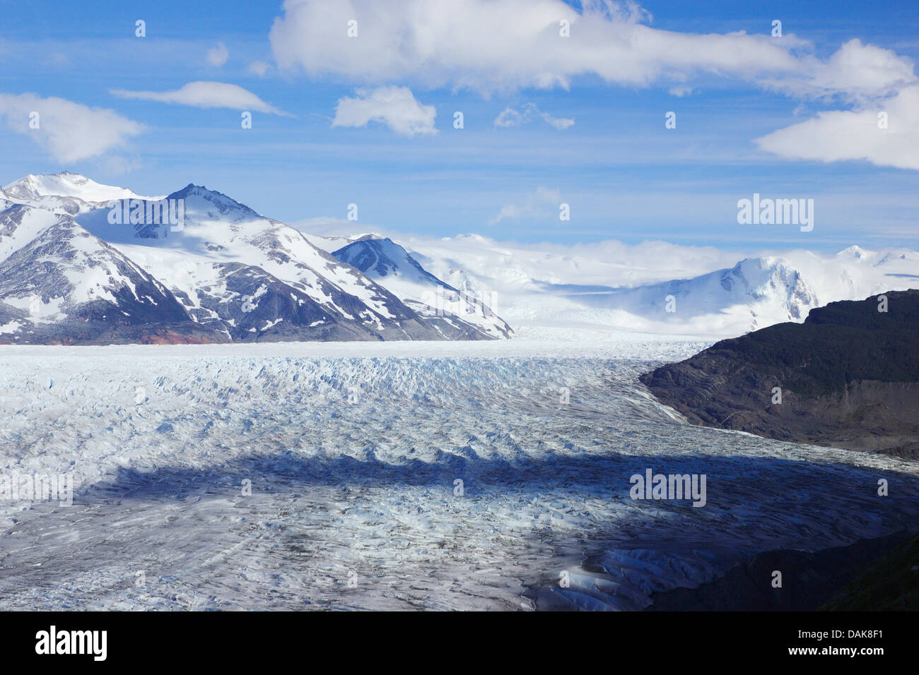 Grauen Gletscher, Chile, Patagonien, Torres del Paine Nationalpark Stockfoto