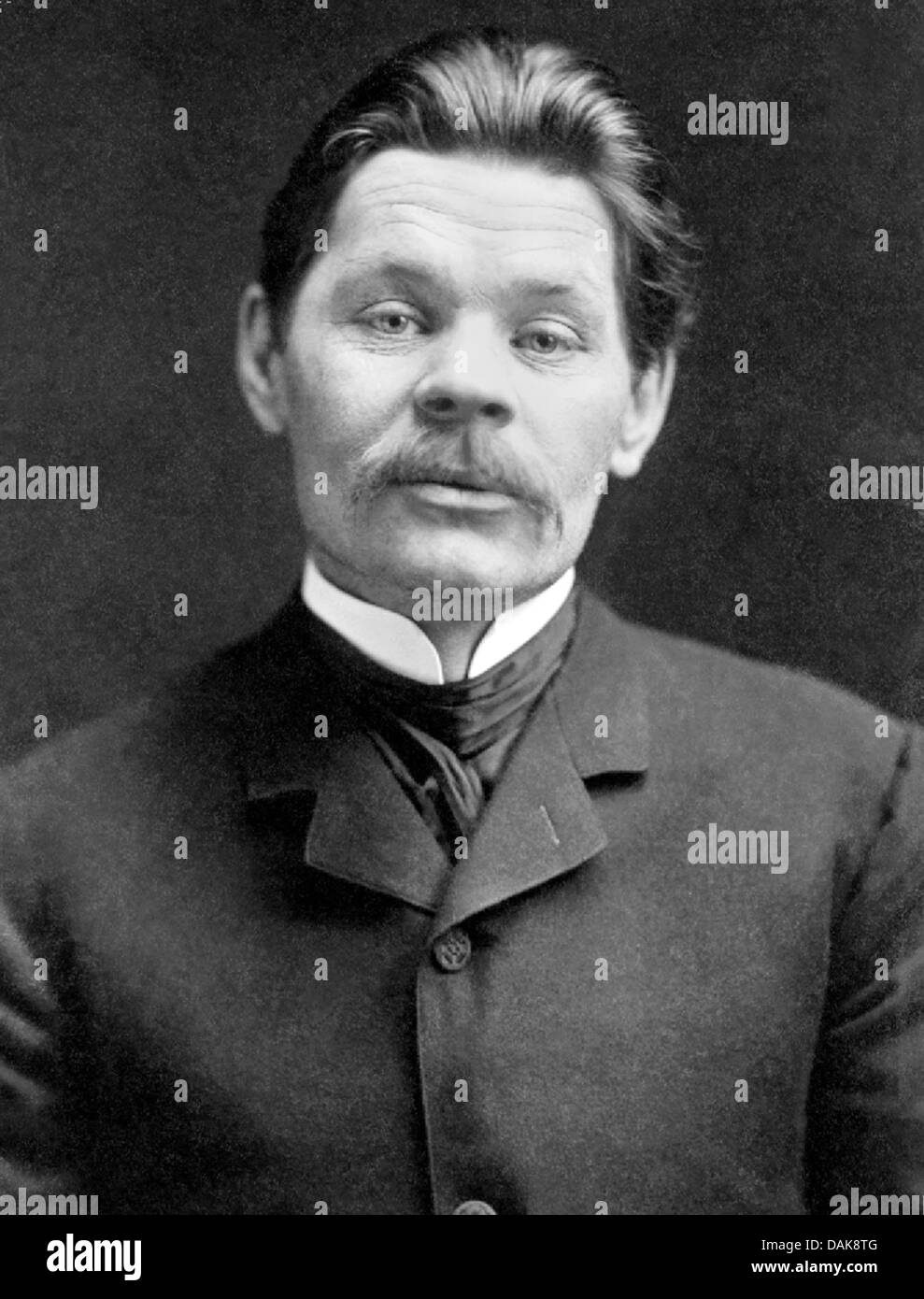 Russisch-sowjetischen Schriftsteller MAXIM Gorki (1868-1936) um 1905 Stockfoto Russisch-sowjetischen Schriftsteller MAXIM Gorki (1868-1936) um 1905 Stockfoto