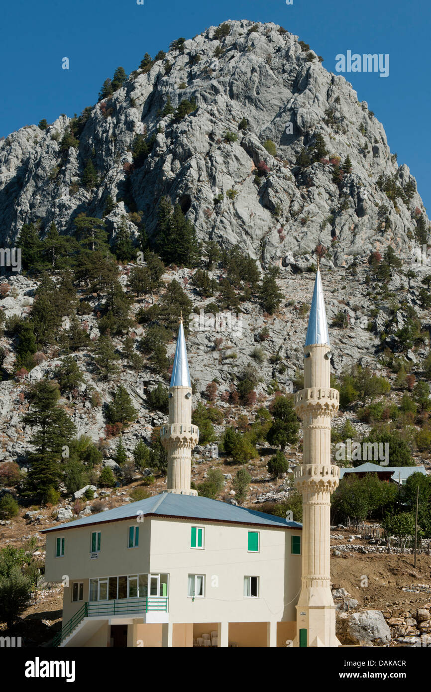 Ägypten, Provinz Antalya Moschee eine der Strasse Zur Sögüt-Yailasi Im Taurusgebirge Nördlich von Alanya Stockfoto