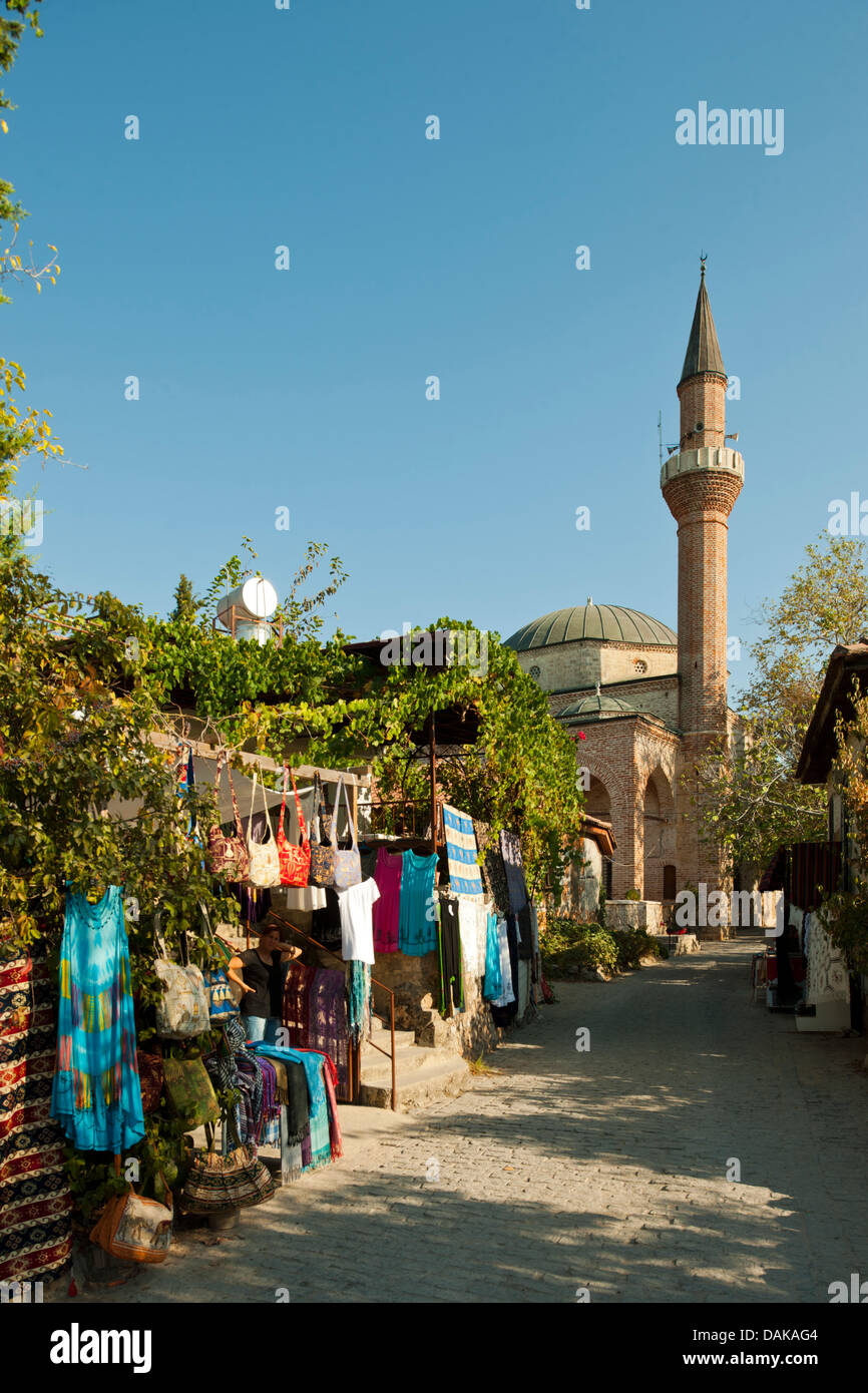Ägypten, Provinz Antalya, Alanya, Süleymaniye Camii in der Mittleren Burg, Stockfoto