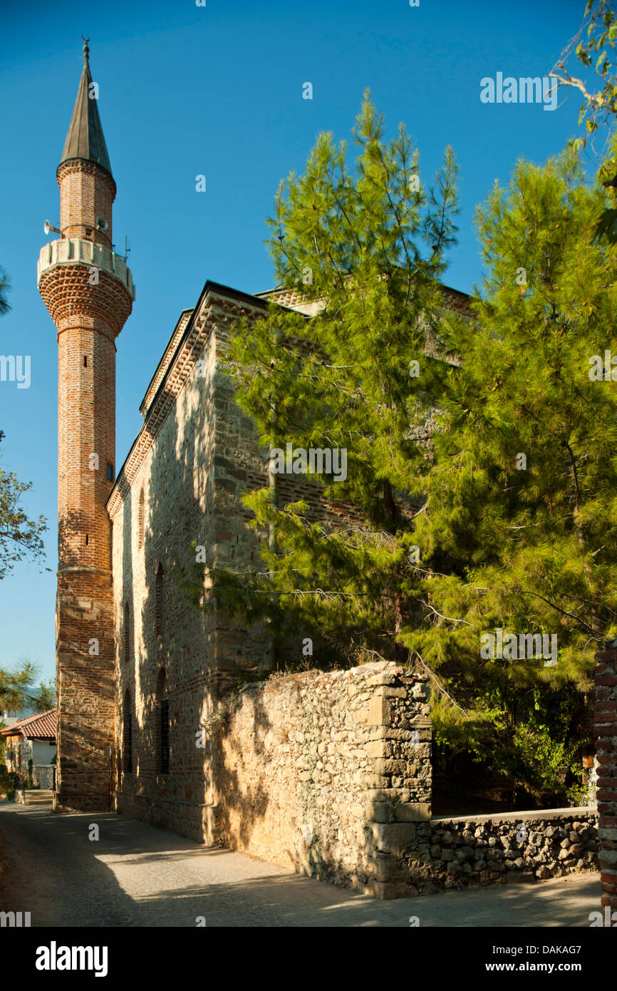 Ägypten, Provinz Antalya, Alanya, Süleymaniye Camii in der Mittleren Burg, Stockfoto