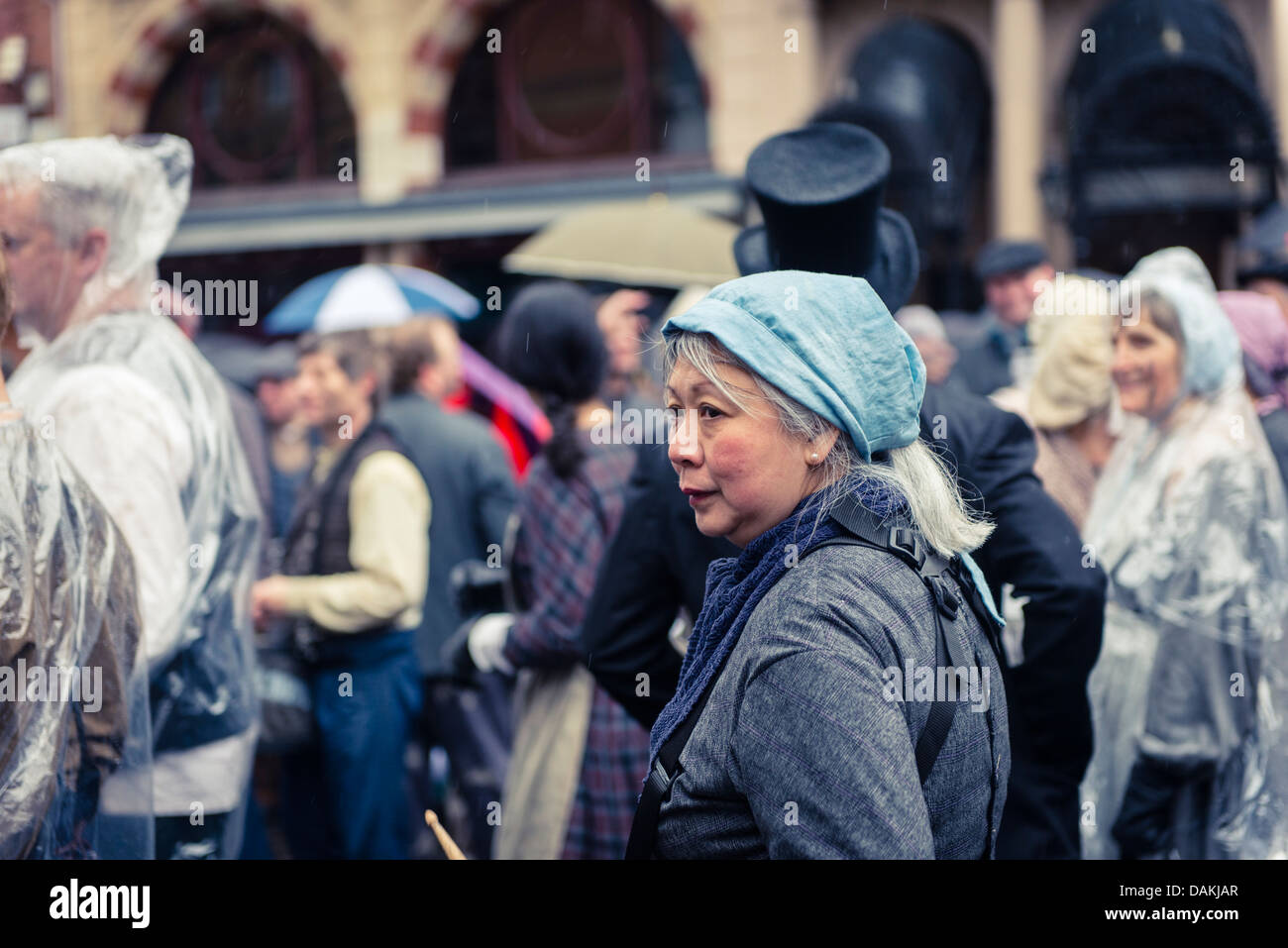 Olympischen Zeremonie-Trommler in Trommeln während Chinese New Year 2013 Stockfoto