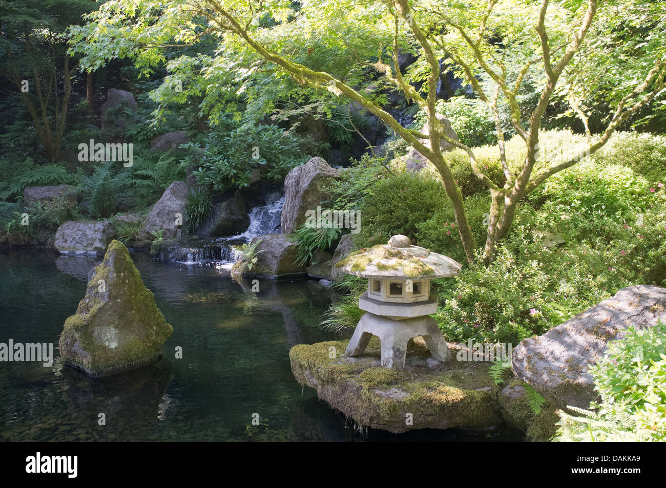 Portland Japanese Garden, Portland, Oregon Stockfoto