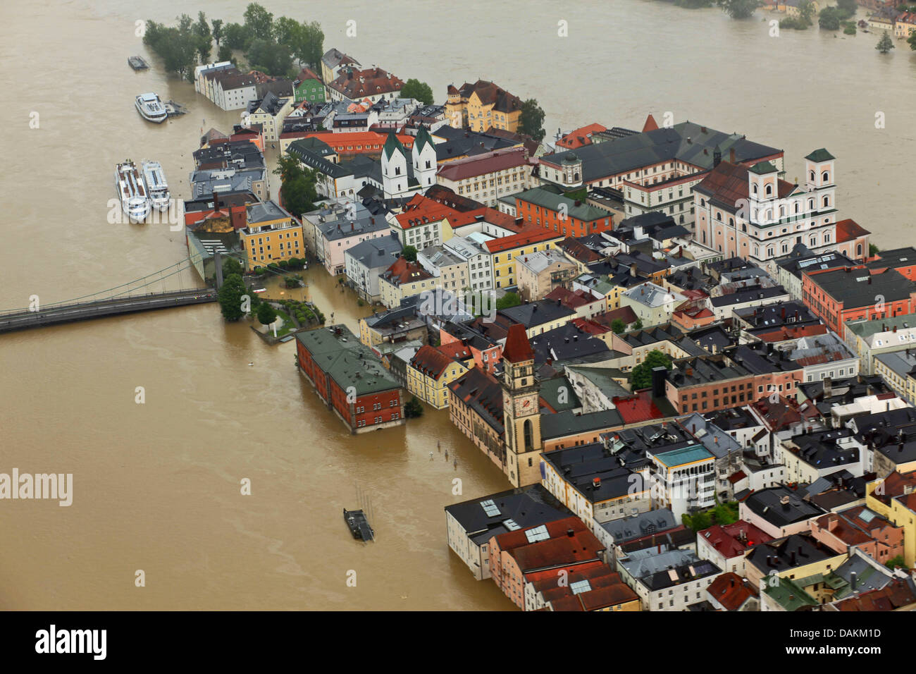 Passau Hochwasser Stockfotos Und Bilder Kaufen Alamy