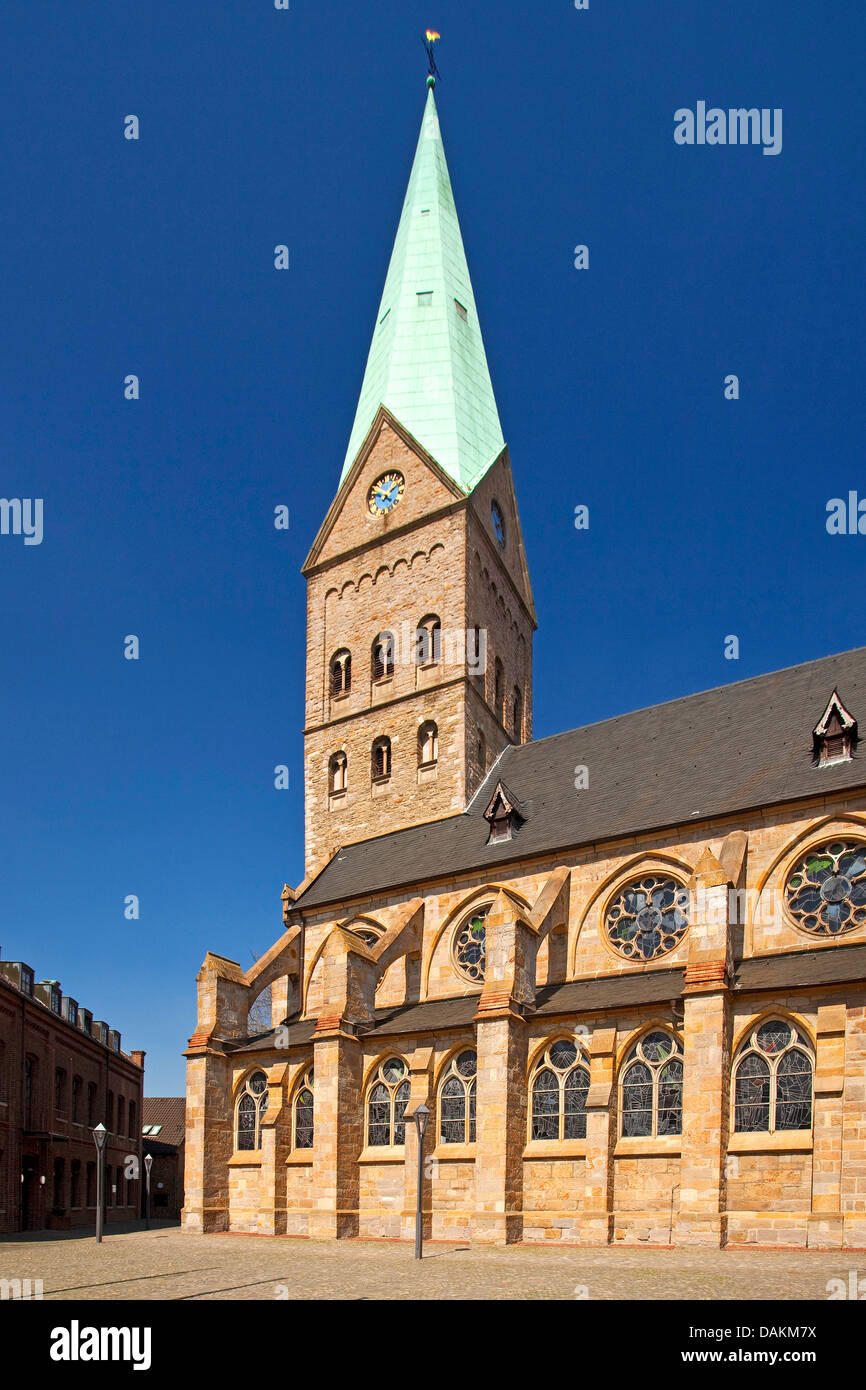 Gertrudiskirche Bochum Wattenscheid, Deutschland, Nordrhein-Westfalen, Ruhrgebiet, Bochum Stockfoto