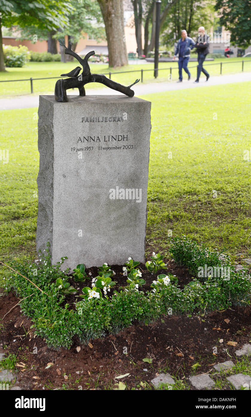 Lindhs das Grab an Katarina Kirche in Stockholm, Schweden. Stockfoto