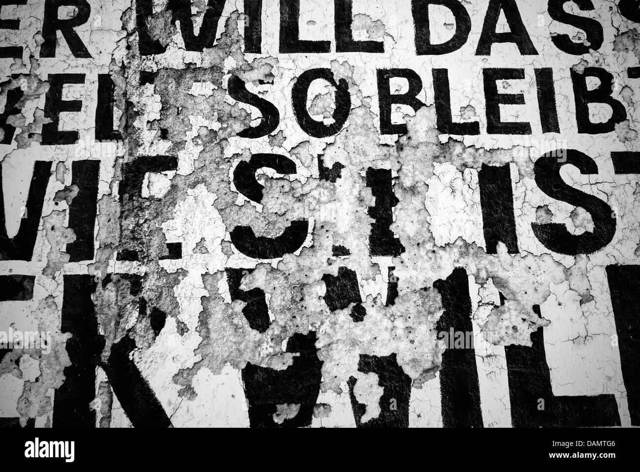 Der Wand. Berlin, Deutschland Stockfoto